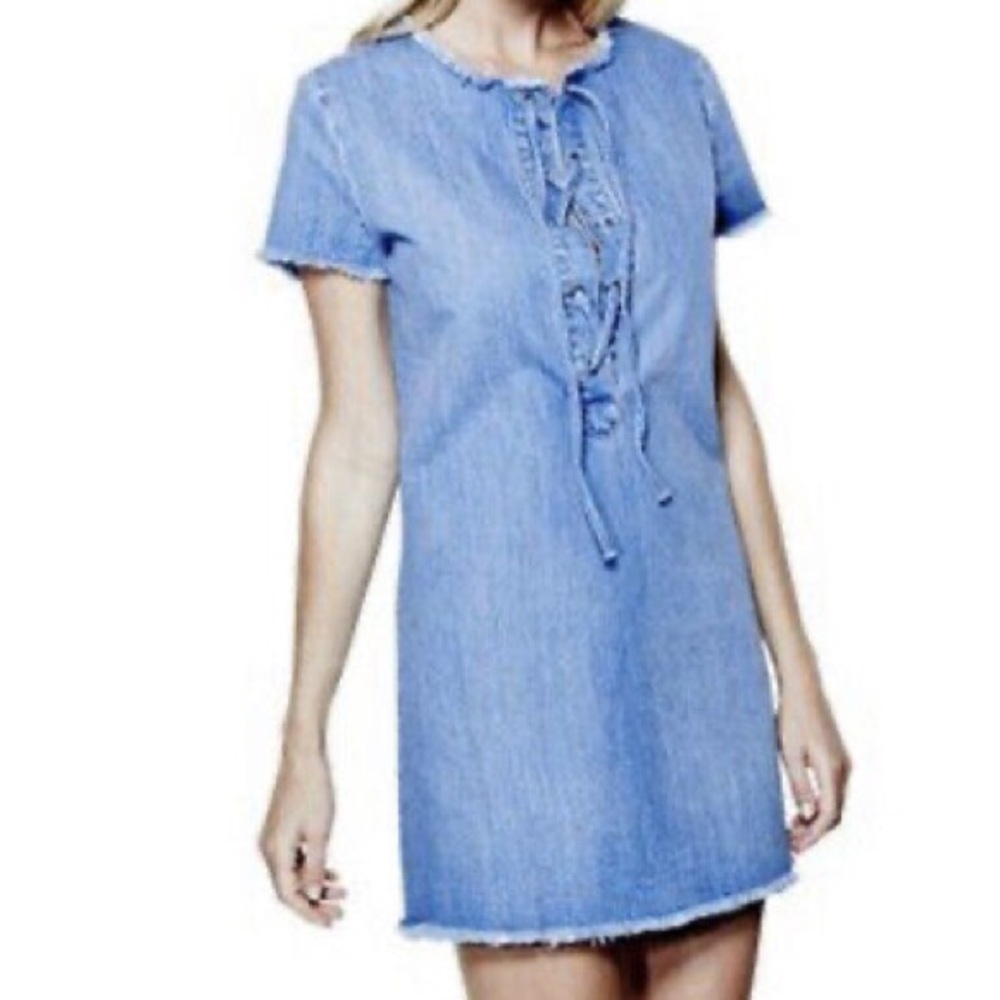 Guess Los Angeles denim mini dress